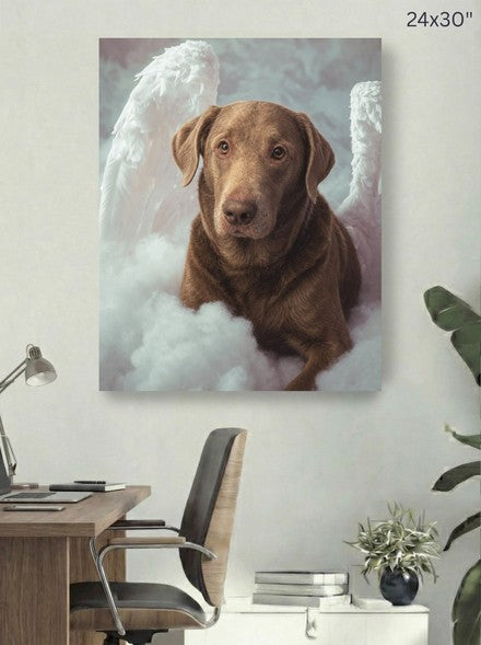 Canvas 24x30 room mockup
