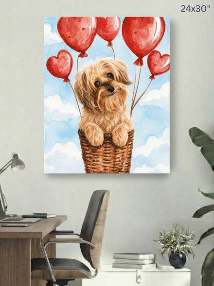 Canvas 24x30 room mockup