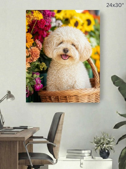 Canvas 24x30 room mockup