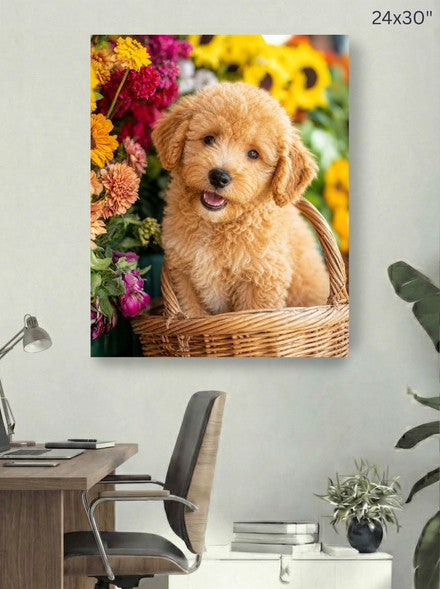 Canvas 24x30 room mockup