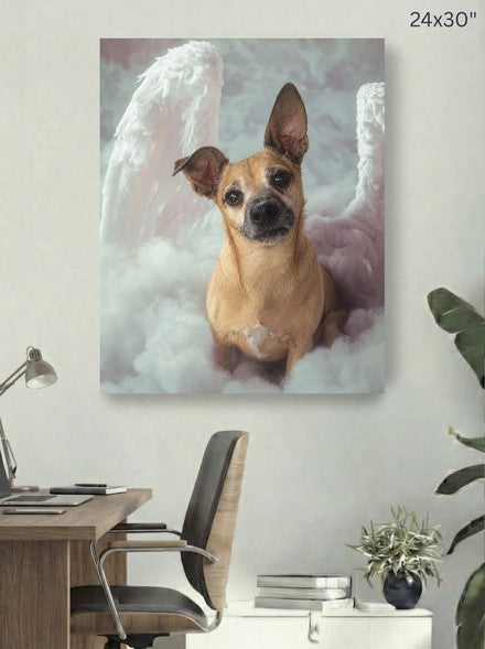 Canvas 24x30 room mockup