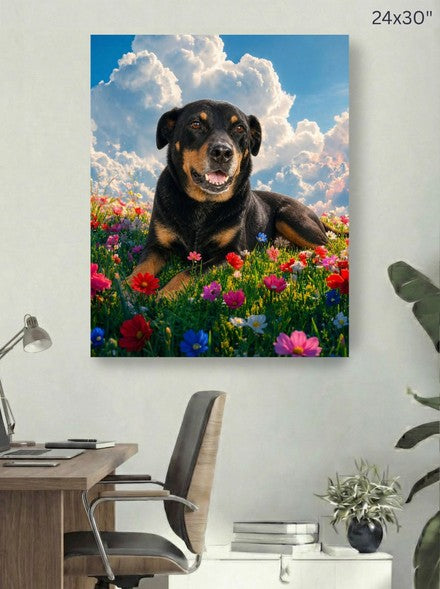Canvas 24x30 room mockup