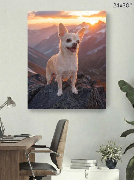 Canvas 24x30 room mockup