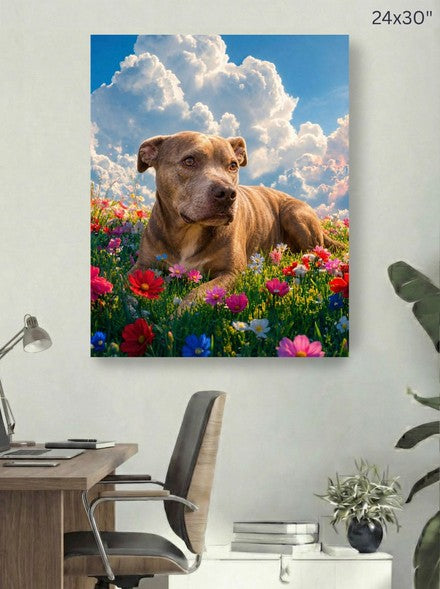 Canvas 24x30 room mockup