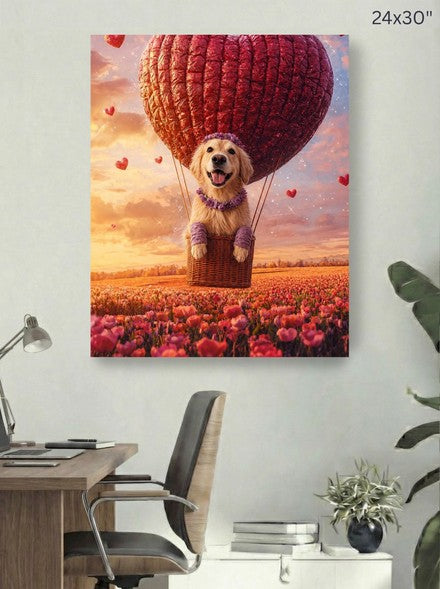 Canvas 24x30 room mockup
