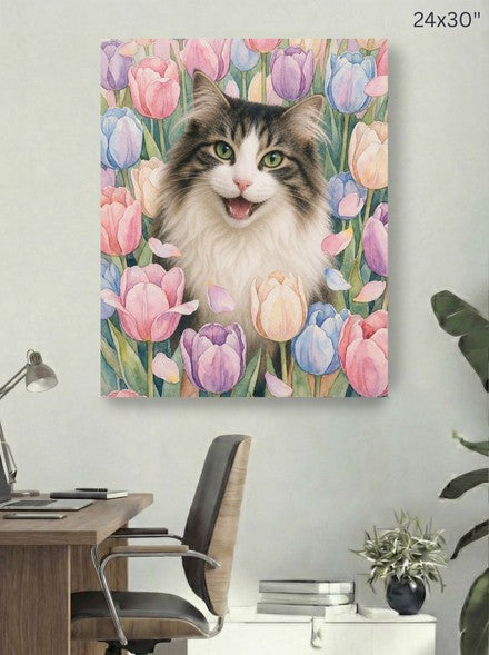 Canvas 24x30 room mockup
