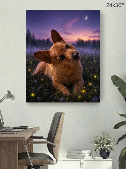 Canvas 24x30 room mockup