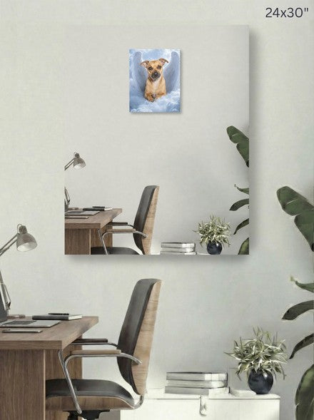Canvas 24x30 room mockup