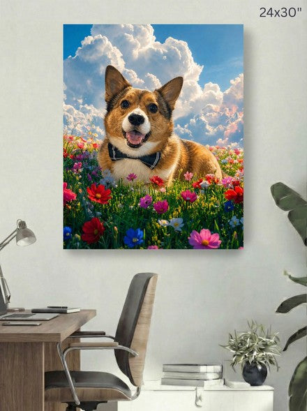 Canvas 24x30 room mockup