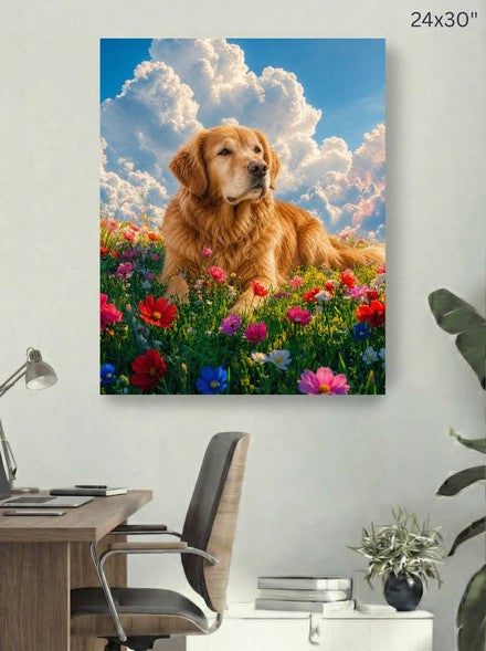 Canvas 24x30 room mockup