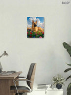 Canvas 8x10 room mockup