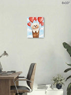 Canvas 8x10 room mockup