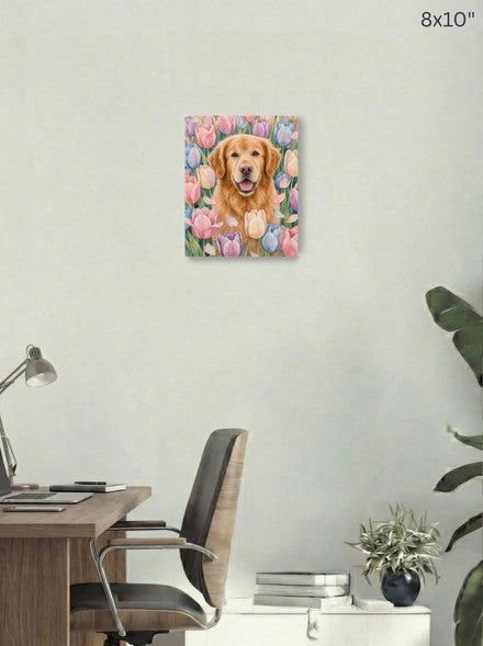 Canvas 8x10 room mockup