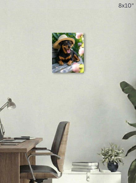 Canvas 8x10 room mockup