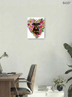 Canvas 8x10 room mockup