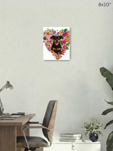 Canvas 8x10 room mockup