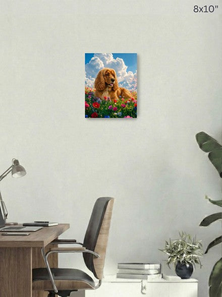 Canvas 8x10 room mockup