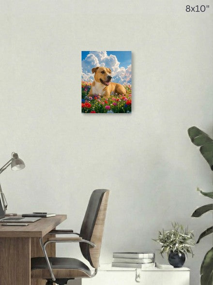Canvas 8x10 room mockup
