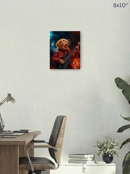 Canvas 8x10 room mockup