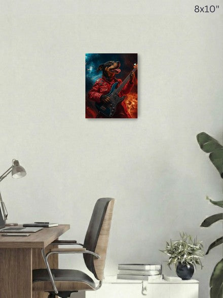 Canvas 8x10 room mockup
