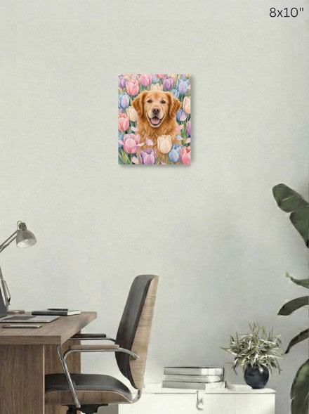 Canvas 8x10 room mockup