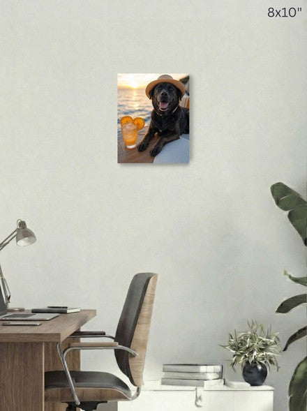 Canvas 8x10 room mockup