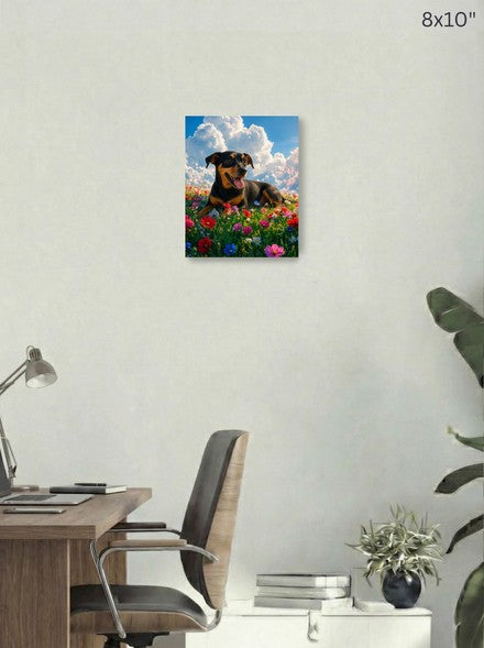 Canvas 8x10 room mockup