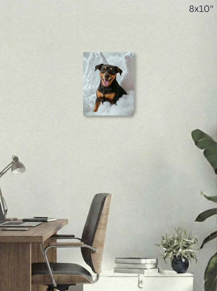 Canvas 8x10 room mockup