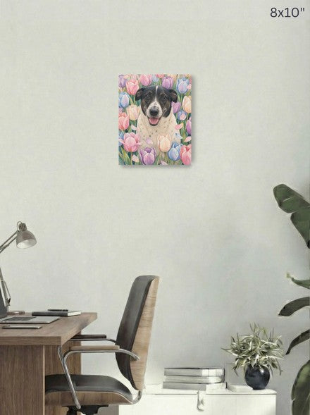 Canvas 8x10 room mockup