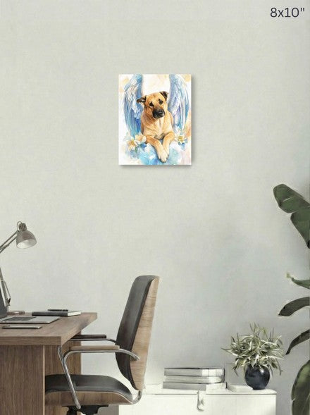 Canvas 8x10 room mockup
