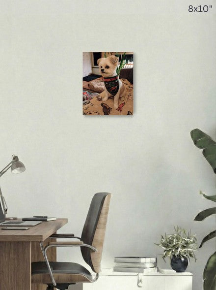 Canvas 8x10 room mockup