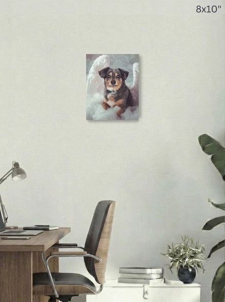 Canvas 8x10 room mockup