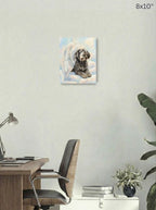 Canvas 8x10 room mockup