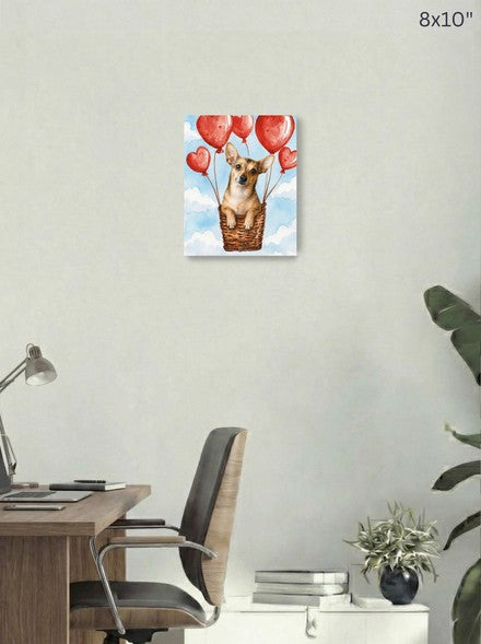 Canvas 8x10 room mockup