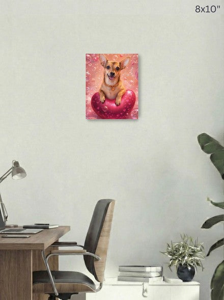 Canvas 8x10 room mockup