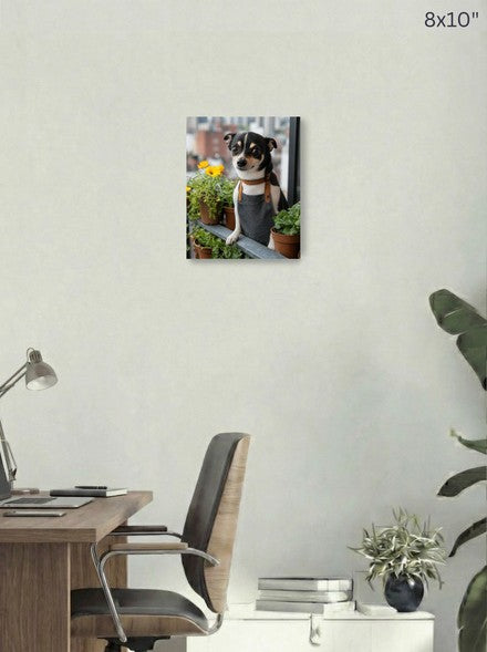 Canvas 8x10 room mockup
