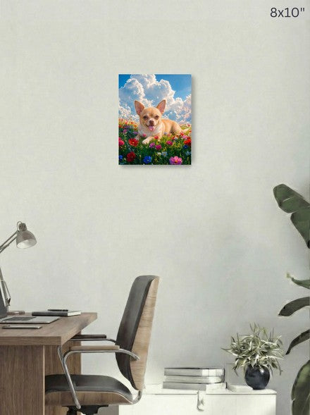 Canvas 8x10 room mockup