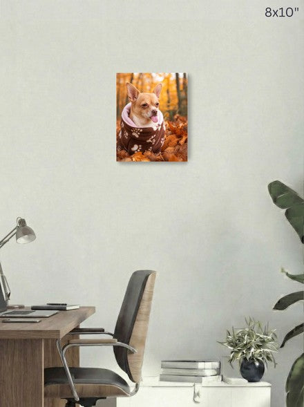 Canvas 8x10 room mockup