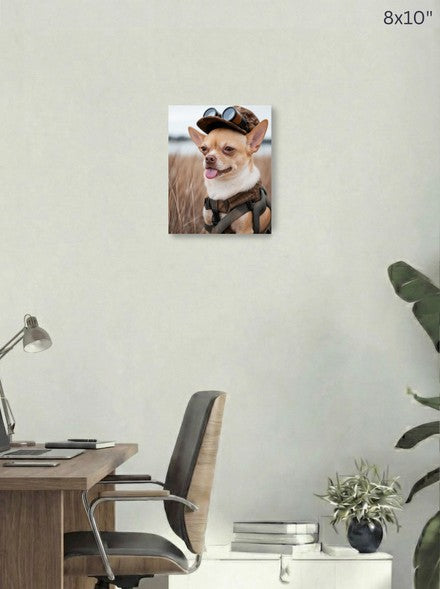 Canvas 8x10 room mockup