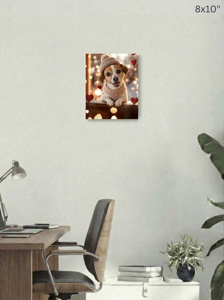 Canvas 8x10 room mockup