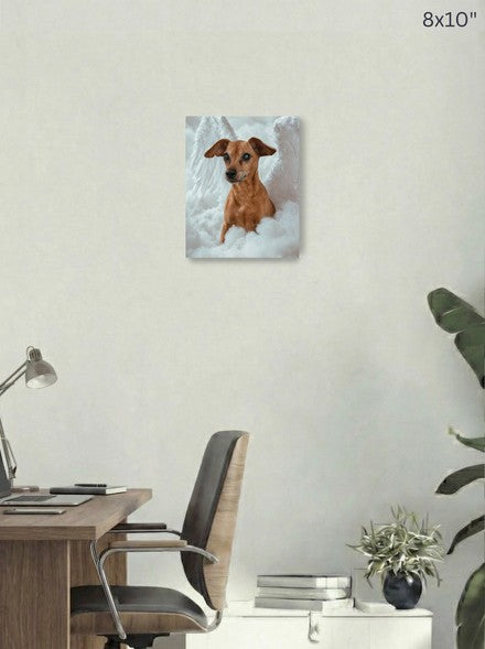 Canvas 8x10 room mockup