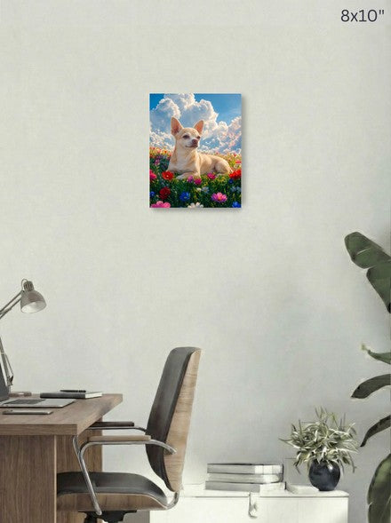 Canvas 8x10 room mockup