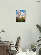 Canvas 8x10 room mockup
