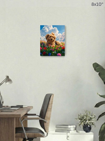 Canvas 8x10 room mockup