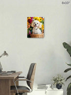 Canvas 8x10 room mockup