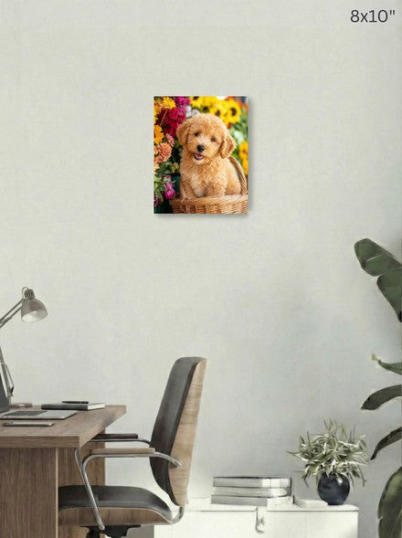 Canvas 8x10 room mockup