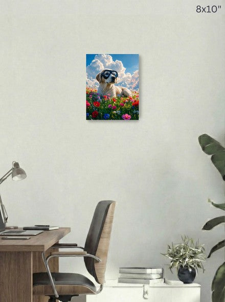 Canvas 8x10 room mockup