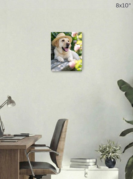 Canvas 8x10 room mockup