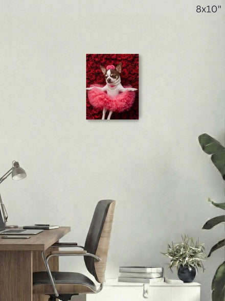 Canvas 8x10 room mockup