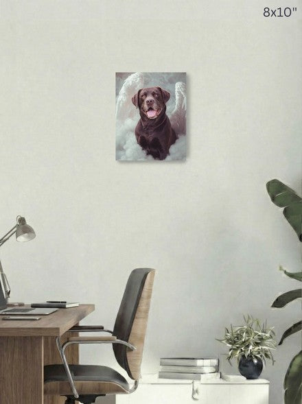 Canvas 8x10 room mockup